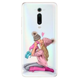 Odolné silikónové puzdro iSaprio - Kissing Mom - Blond and Girl - Xiaomi Mi 9T Pro vyobraziť