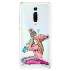 Odolné silikónové puzdro iSaprio - Kissing Mom - Blond and Boy - Xiaomi Mi 9T Pro vyobraziť