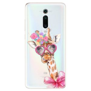 Odolné silikónové puzdro iSaprio - Lady Giraffe - Xiaomi Mi 9T Pro vyobraziť