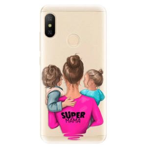 Odolné silikónové puzdro iSaprio - Super Mama - Boy and Girl - Xiaomi Mi A2 Lite vyobraziť