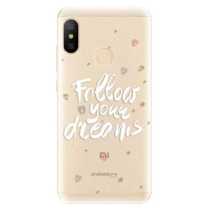 Odolné silikónové puzdro iSaprio - Follow Your Dreams - white - Xiaomi Mi A2 Lite vyobraziť