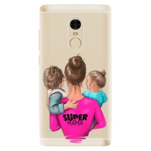 Odolné silikónové puzdro iSaprio - Super Mama - Boy and Girl - Xiaomi Redmi Note 4 vyobraziť