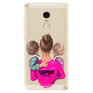 Odolné silikónové puzdro iSaprio - Super Mama - Two Boys - Xiaomi Redmi Note 4 vyobraziť