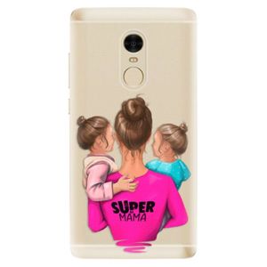 Odolné silikónové puzdro iSaprio - Super Mama - Two Girls - Xiaomi Redmi Note 4 vyobraziť