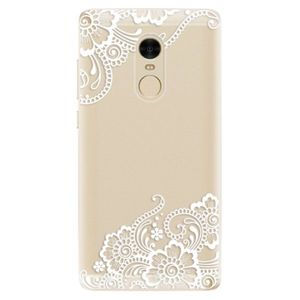 Odolné silikónové puzdro iSaprio - White Lace 02 - Xiaomi Redmi Note 4 vyobraziť