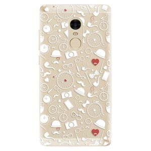 Odolné silikónové puzdro iSaprio - Vintage Pattern 01 - white - Xiaomi Redmi Note 4 vyobraziť