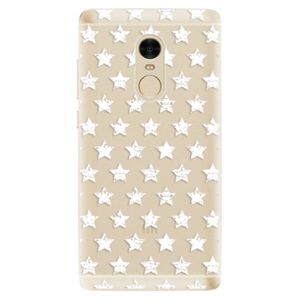 Odolné silikónové puzdro iSaprio - Stars Pattern - white - Xiaomi Redmi Note 4 vyobraziť
