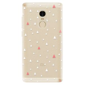 Odolné silikónové puzdro iSaprio - Abstract Triangles 02 - white - Xiaomi Redmi Note 4 vyobraziť