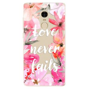 Odolné silikónové puzdro iSaprio - Love Never Fails - Xiaomi Redmi Note 4 vyobraziť