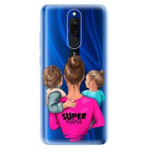 Odolné silikónové puzdro iSaprio - Super Mama - Boy and Girl - Xiaomi Redmi 8 vyobraziť