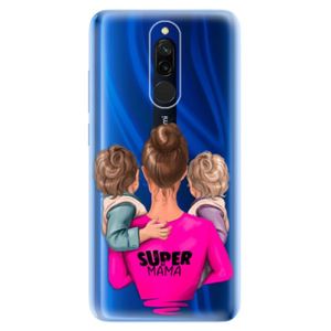 Odolné silikónové puzdro iSaprio - Super Mama - Two Boys - Xiaomi Redmi 8 vyobraziť