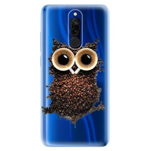 Odolné silikónové puzdro iSaprio - Owl And Coffee - Xiaomi Redmi 8 vyobraziť