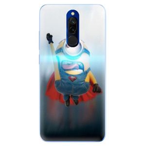 Odolné silikónové puzdro iSaprio - Mimons Superman 02 - Xiaomi Redmi 8 vyobraziť