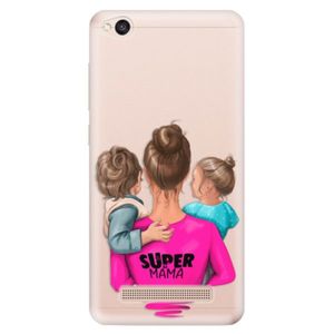 Odolné silikónové puzdro iSaprio - Super Mama - Boy and Girl - Xiaomi Redmi 4A vyobraziť