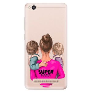 Odolné silikónové puzdro iSaprio - Super Mama - Two Boys - Xiaomi Redmi 4A vyobraziť