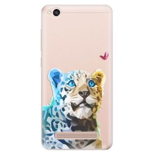 Odolné silikónové puzdro iSaprio - Leopard With Butterfly - Xiaomi Redmi 4A vyobraziť