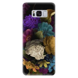 Odolné silikónové puzdro iSaprio - Dark Flowers - Samsung Galaxy S8 vyobraziť