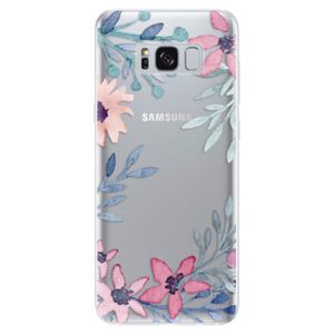Odolné silikónové puzdro iSaprio - Leaves and Flowers - Samsung Galaxy S8 vyobraziť