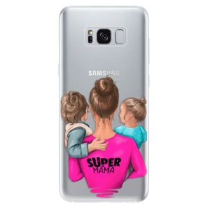 Odolné silikónové puzdro iSaprio - Super Mama - Boy and Girl - Samsung Galaxy S8 vyobraziť