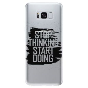 Odolné silikónové puzdro iSaprio - Start Doing - black - Samsung Galaxy S8 vyobraziť