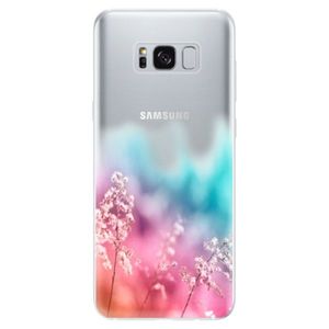 Odolné silikónové puzdro iSaprio - Rainbow Grass - Samsung Galaxy S8 vyobraziť