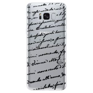 Odolné silikónové puzdro iSaprio - Handwriting 01 - black - Samsung Galaxy S8 vyobraziť