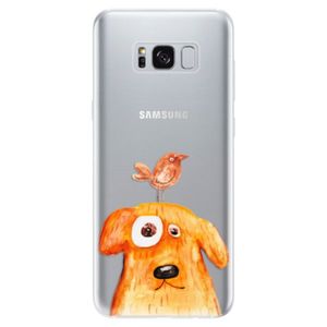 Odolné silikónové puzdro iSaprio - Dog And Bird - Samsung Galaxy S8 vyobraziť