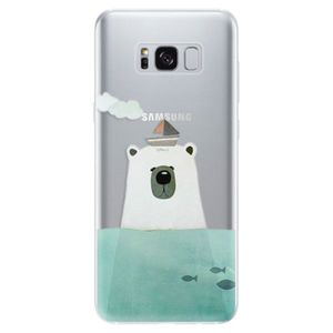 Odolné silikónové puzdro iSaprio - Bear With Boat - Samsung Galaxy S8 vyobraziť