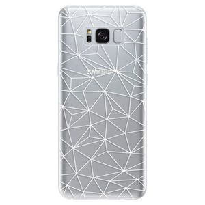 Odolné silikónové puzdro iSaprio - Abstract Triangles 03 - white - Samsung Galaxy S8 vyobraziť