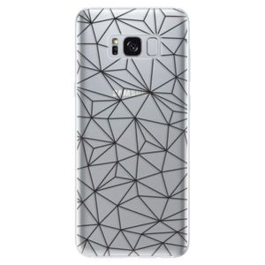 Odolné silikónové puzdro iSaprio - Abstract Triangles 03 - black - Samsung Galaxy S8 vyobraziť