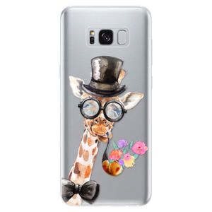 Odolné silikónové puzdro iSaprio - Sir Giraffe - Samsung Galaxy S8 vyobraziť