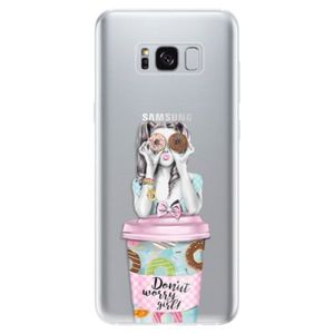 Odolné silikónové puzdro iSaprio - Donut Worry - Samsung Galaxy S8 vyobraziť