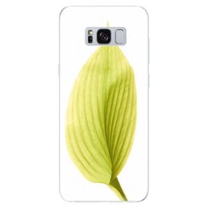 Odolné silikónové puzdro iSaprio - Green Leaf - Samsung Galaxy S8 vyobraziť