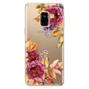 Odolné silikónové puzdro iSaprio - Fall Flowers - Samsung Galaxy A8 2018 vyobraziť