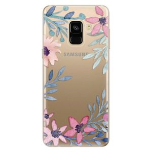 Odolné silikónové puzdro iSaprio - Leaves and Flowers - Samsung Galaxy A8 2018 vyobraziť