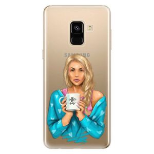 Odolné silikónové puzdro iSaprio - Coffe Now - Blond - Samsung Galaxy A8 2018 vyobraziť