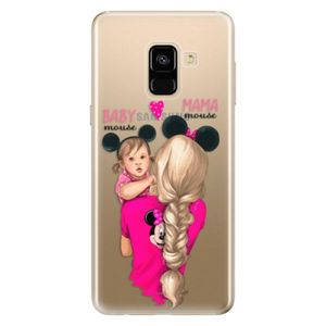 Odolné silikónové puzdro iSaprio - Mama Mouse Blond and Girl - Samsung Galaxy A8 2018 vyobraziť