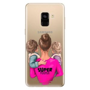 Odolné silikónové puzdro iSaprio - Super Mama - Two Boys - Samsung Galaxy A8 2018 vyobraziť