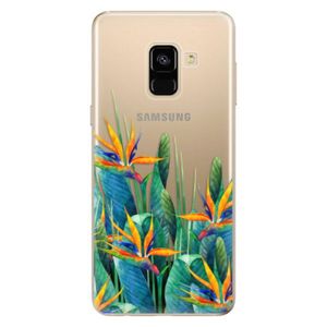 Odolné silikónové puzdro iSaprio - Exotic Flowers - Samsung Galaxy A8 2018 vyobraziť
