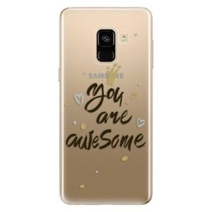 Odolné silikónové puzdro iSaprio - You Are Awesome - black - Samsung Galaxy A8 2018 vyobraziť