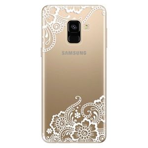 Odolné silikónové puzdro iSaprio - White Lace 02 - Samsung Galaxy A8 2018 vyobraziť