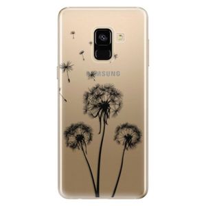 Odolné silikónové puzdro iSaprio - Three Dandelions - black - Samsung Galaxy A8 2018 vyobraziť