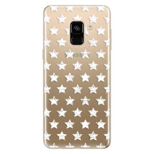 Odolné silikónové puzdro iSaprio - Stars Pattern - white - Samsung Galaxy A8 2018 vyobraziť