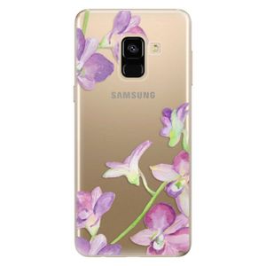 Odolné silikónové puzdro iSaprio - Purple Orchid - Samsung Galaxy A8 2018 vyobraziť