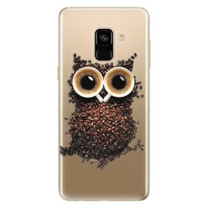 Odolné silikónové puzdro iSaprio - Owl And Coffee - Samsung Galaxy A8 2018 vyobraziť