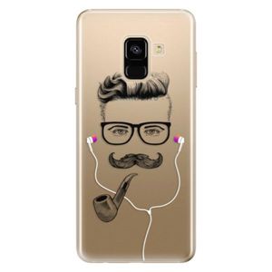 Odolné silikónové puzdro iSaprio - Man With Headphones 01 - Samsung Galaxy A8 2018 vyobraziť