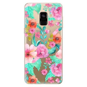 Odolné silikónové puzdro iSaprio - Flower Pattern 01 - Samsung Galaxy A8 2018 vyobraziť