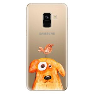 Odolné silikónové puzdro iSaprio - Dog And Bird - Samsung Galaxy A8 2018 vyobraziť