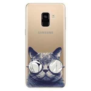 Odolné silikónové puzdro iSaprio - Crazy Cat 01 - Samsung Galaxy A8 2018 vyobraziť