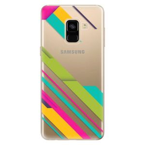 Odolné silikónové puzdro iSaprio - Color Stripes 03 - Samsung Galaxy A8 2018 vyobraziť